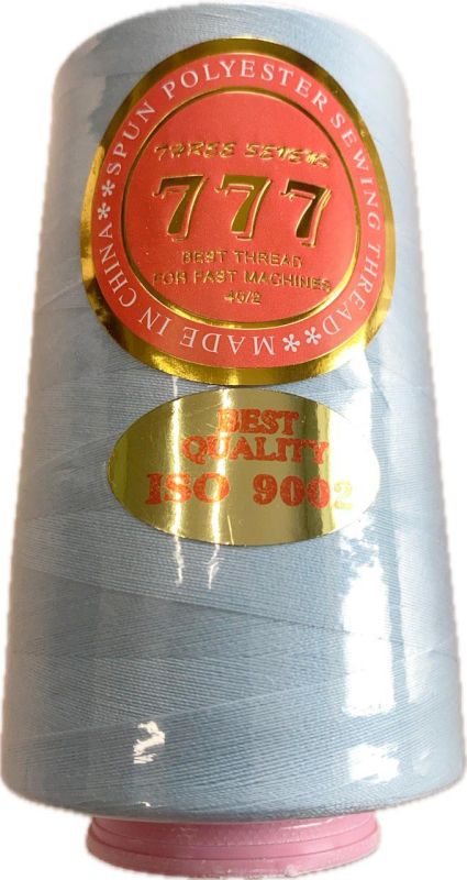 Нитки 777 цвет светло голубой 190