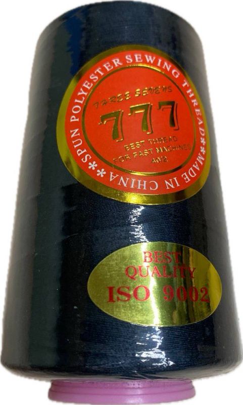 Нитки 777 цвет темно синий чернильный 143