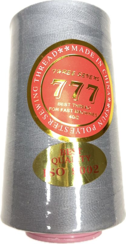 Нитки 777 колір сірий 124